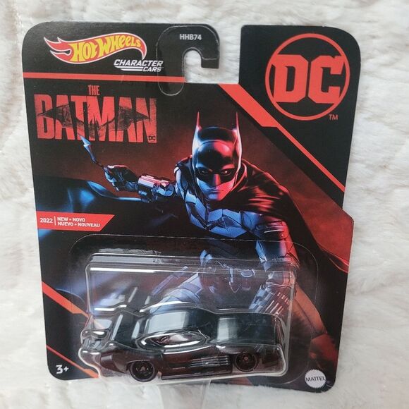 Mattel Hot Wheels The Batman Movie 3 Piece Set Batman Catwoman Riddler 2022 New - Picture 3 of 8